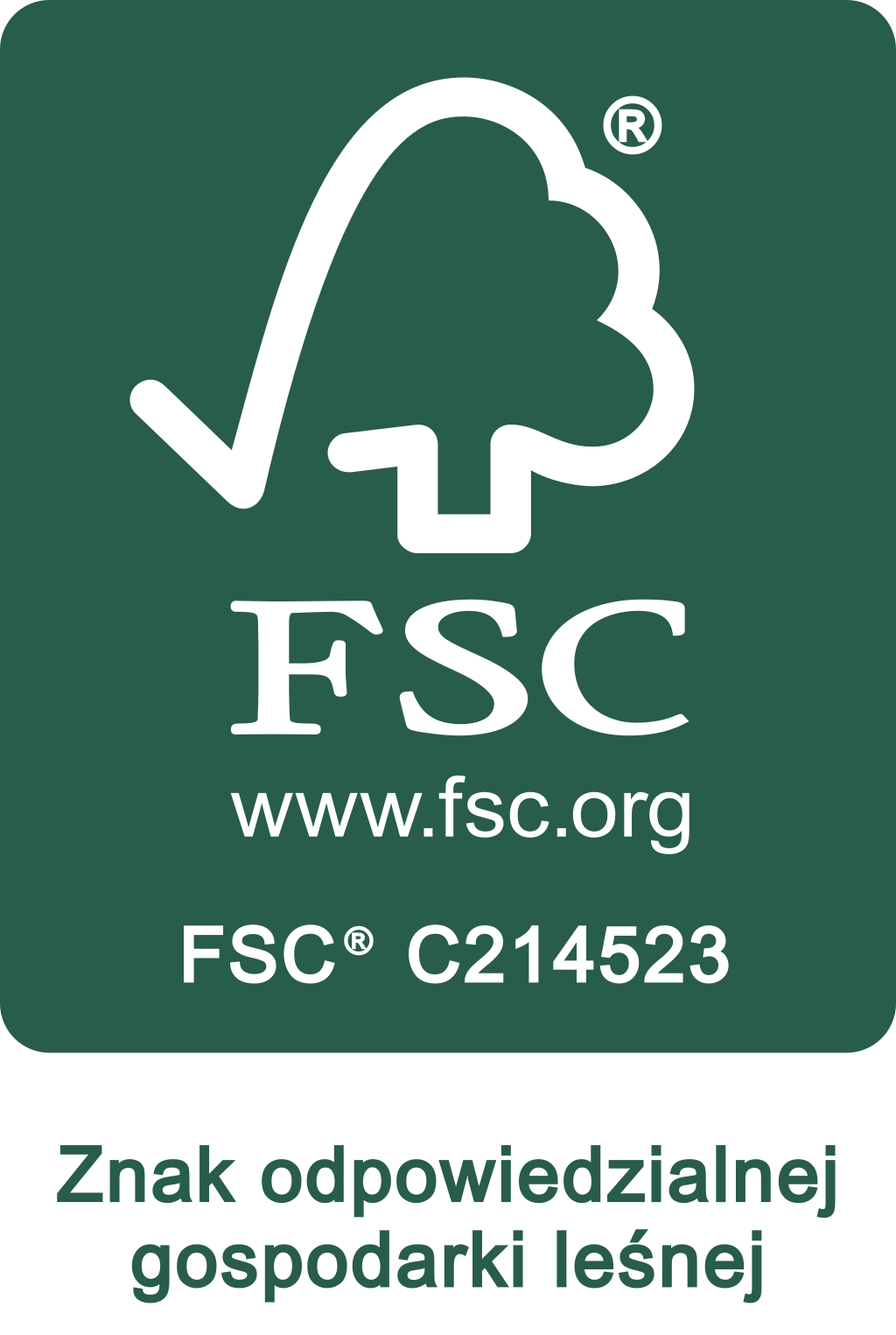 FSC - Znak odpowiedzialnej gospodarki leśnej